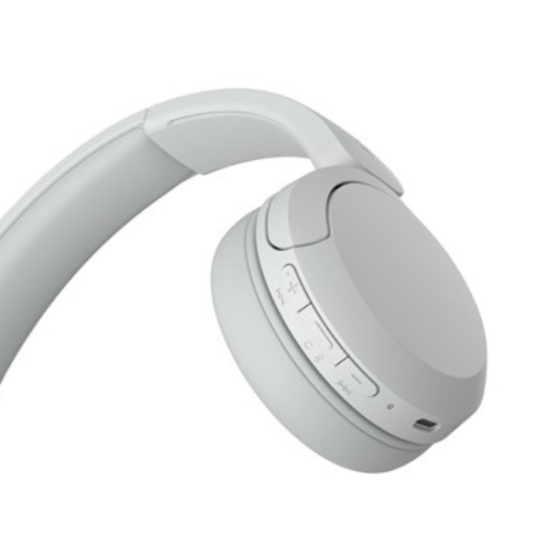 SONY WIRELESS BLUETOOTH HEADPHONES WHITE WH-CH520 - Image 2
