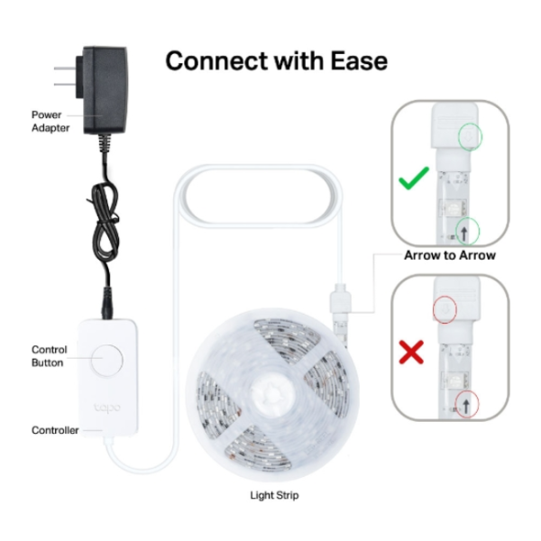 TP LINK SMART 5MT LED STRIP MULTI COLOUR TAPO L9205 - Image 2
