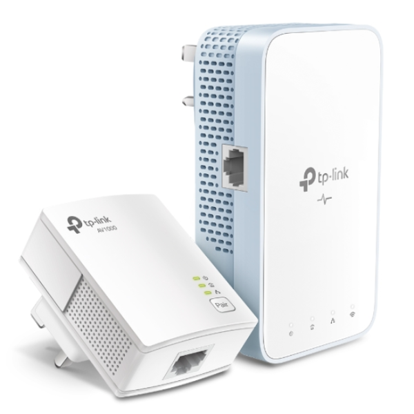 TP LINK AV1000 GIGABIT POWERLINE AC WIFI KIT TL-WPA7517 - Image 2