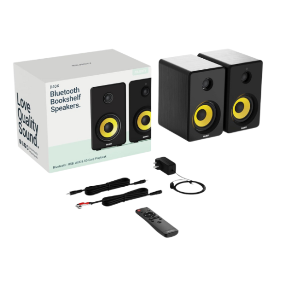 BOOKSHELF ACTIVE SPEAKERS MAJORITY D40X