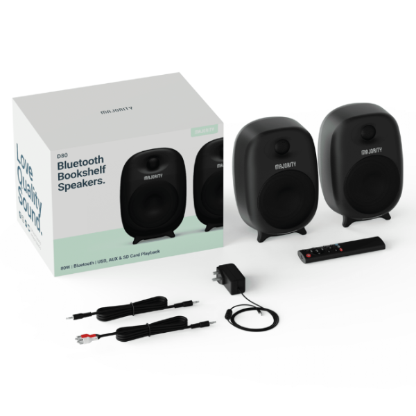 BOOKSHELF SPEAKERS 80W MAJORITY D80 - Image 2