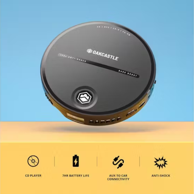 MAJORITY PORTABLE CD PLAYER OAKCASTLE CD10 - Image 3