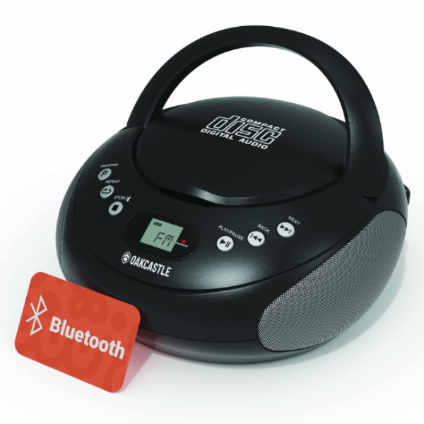 MAJORITY BLACK CD250 CD BOOMBOX & BT OAKCASTLE