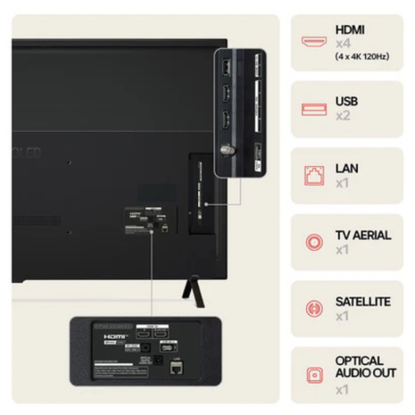 LG 55" 4K SMART OLED TV OLED55B46LA.AEK - Image 2