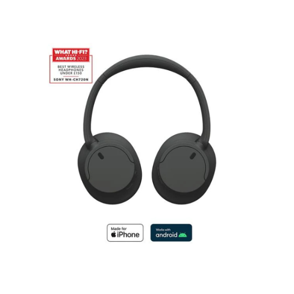 SONY BLACK NOISE CANCEL HEADPHONE WHCH720NBCE7 - Image 2