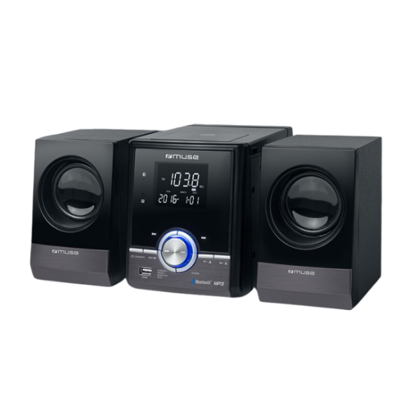 MUSE MICRO SYSTEM CD/MP3 WITH BLUETOOTH