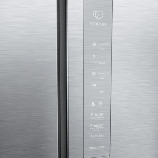 HAIER AMERICAN FRIDGE FREEZER CUBE 83 SERIES SILVER HCR3818ENMG - Image 2