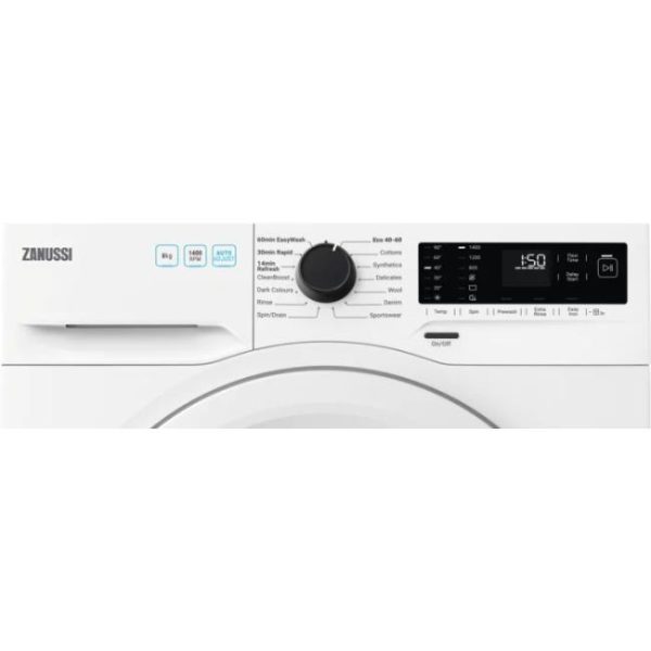 ZANUSSI 8KG FREESTANDING WASHING MACHINE ZWF842C3PW - Image 2