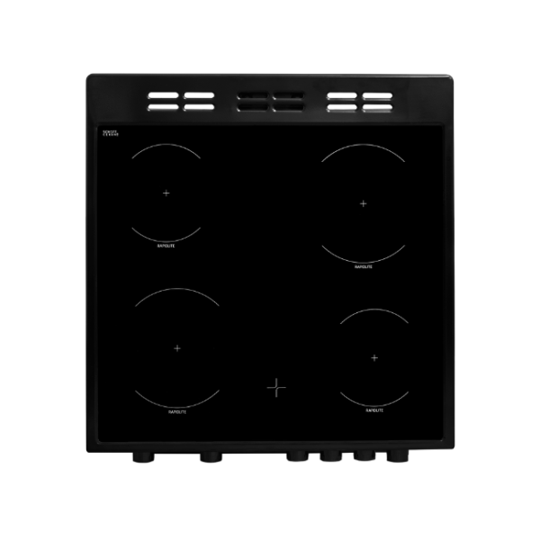 BEKO 60CM BLACK CERAMIC COOKER KTC611K - Image 2