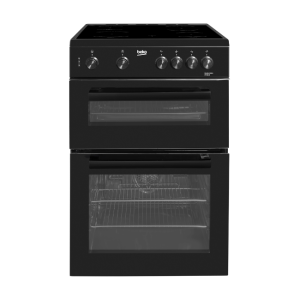 BEKO 60CM BLACK CERAMIC COOKER KTC611K