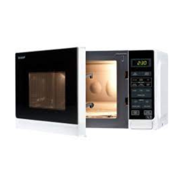 SHARP DIGITAL 800WATT MICROWAVE WHITE R272WM - Image 2