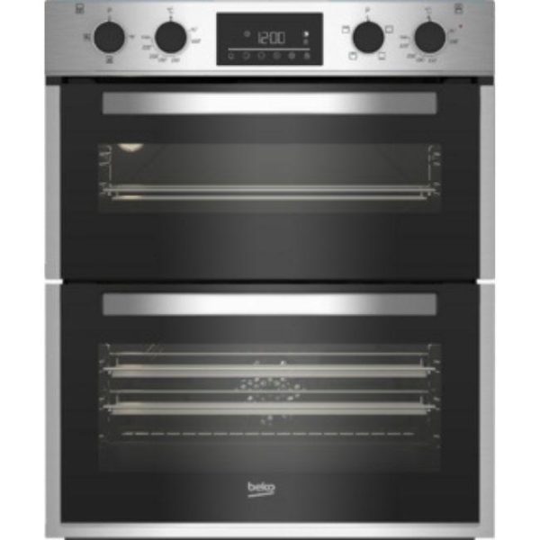 BEKO BUILT UNDER DOUBLE OVEN UNDER COUNTER BBTF26300X