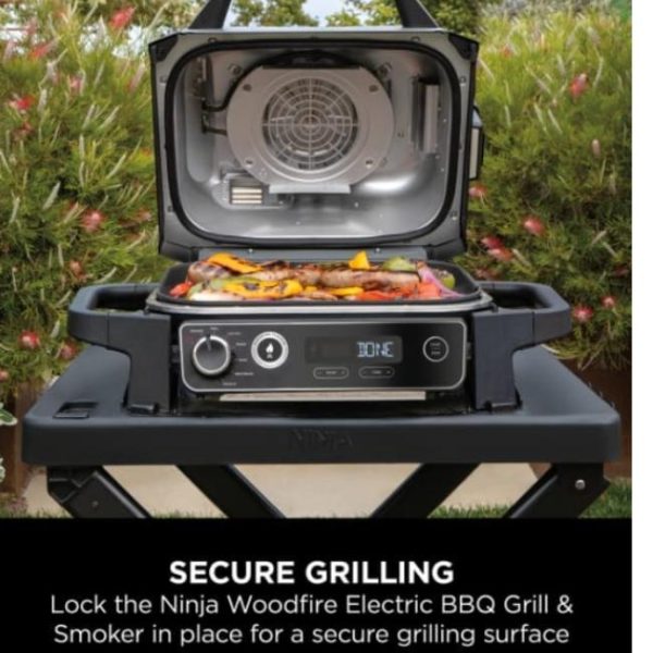 NINJA WOODFIRE ELECTRIC BBQ GRILL STAND - Image 2