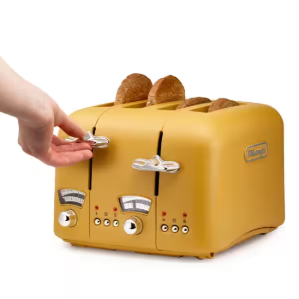 DELONGHI YELLOW TOASTER CT04Y - Image 2