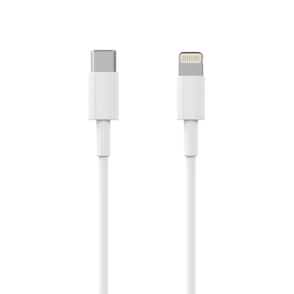 SINNOX USB C-LIGHTNING CABLE 1M WHITE - Image 2