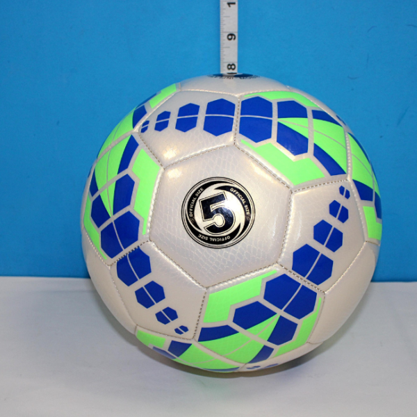 BLUE AND GREEN FOOTBALL PEARLESCENT FINISH