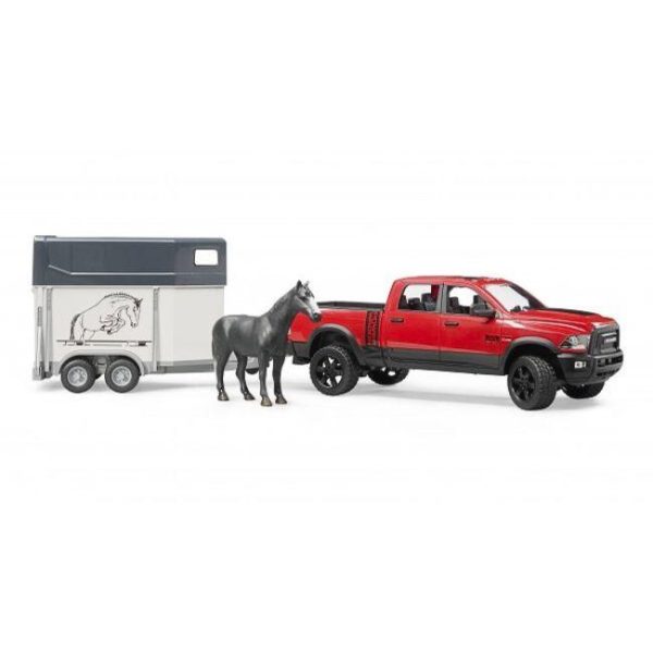 BRUDER WAGON WITH HORSE TRAILER - Image 2