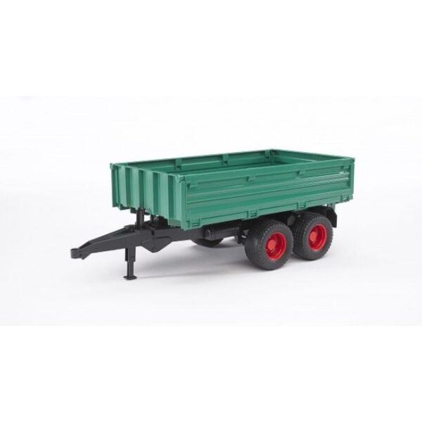 BRUDER TWIN AXLE TIPPING TRAILER - Image 2
