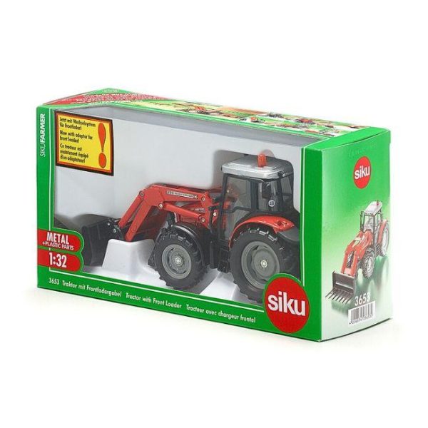 SIKU 1:32 MASSEY FERGUSON TRACTOR WITH LOADER - Image 2