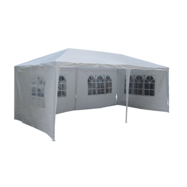 PARTY TENT 3MT X 6MT WITH 6 SIDE PANELS