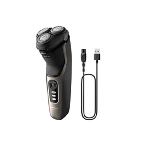 PHILIPS SERIES 3000 S3242/12 WET & DRY ROTARY SHAVER - Image 2