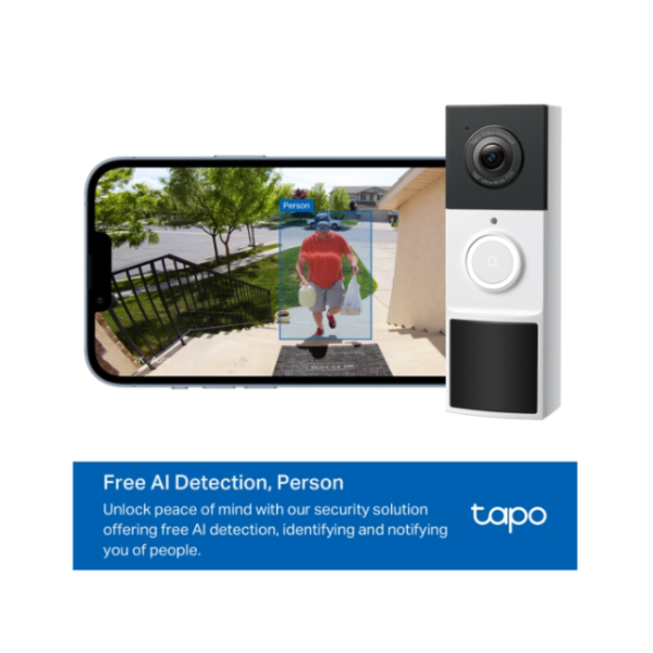 TP LINK SMART VIDEO DOORBELL CAMERA TAPOD210 - Image 2