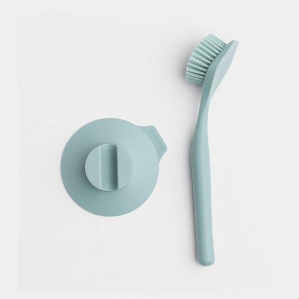 BRABANTIA DISH BRUSH WITH SUCTION HOLDER MINT - Image 2