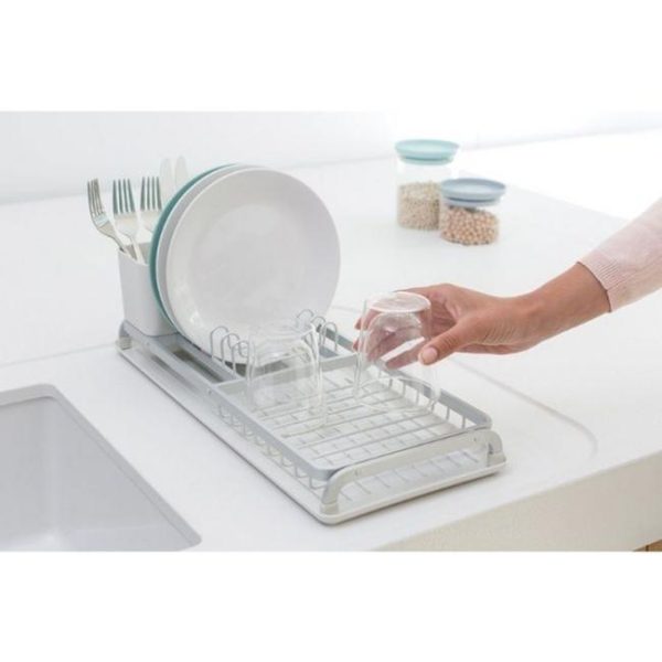 BRABANTIA DISH DRYING RACK LIGHT GREY - Image 2