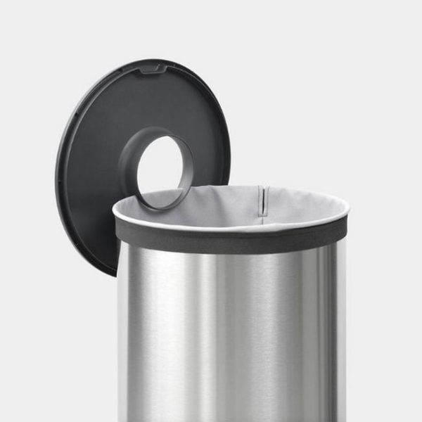 BRABANTIA LAUNDRY BIN 60 LTR MATT STEEL - Image 2