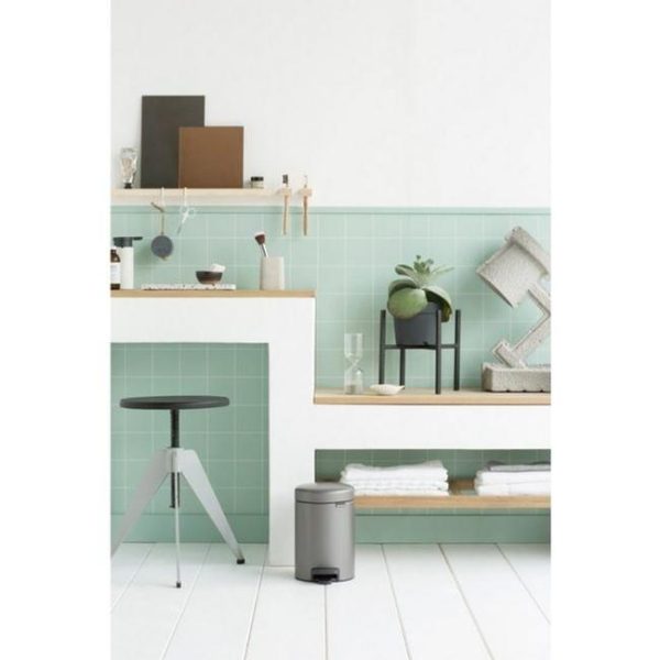 BRABANTIA PEDAL BIN NEWLCON 3 LTR PLATINUM - Image 2