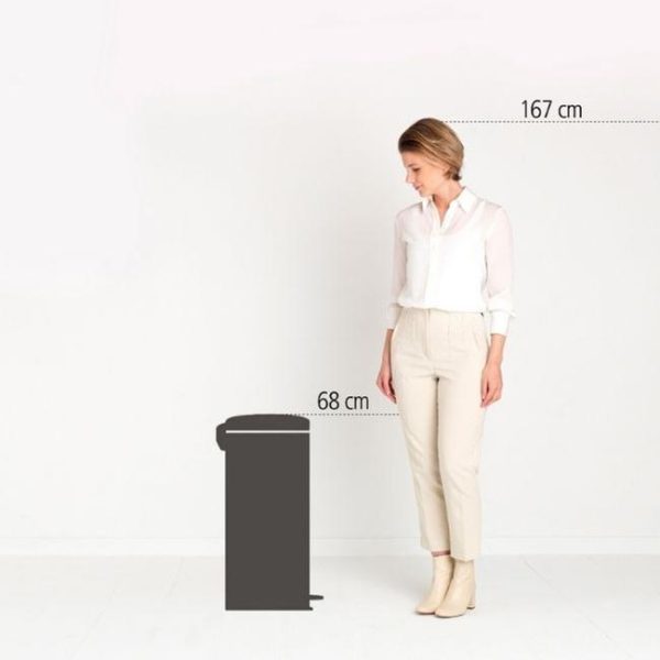 BRABANTIA PEDAL BIN NEWLCON 30 LTR ALMOND - Image 2