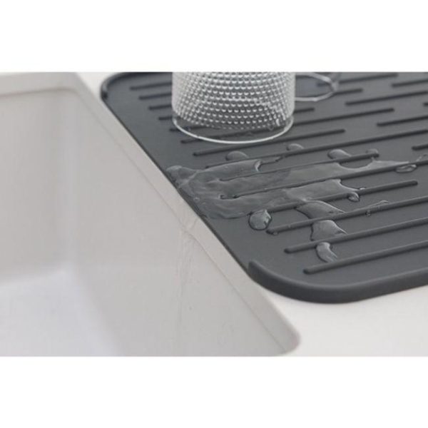 BRABANTIA SILICONE DISH DRYING MAT DARK GREY - Image 2