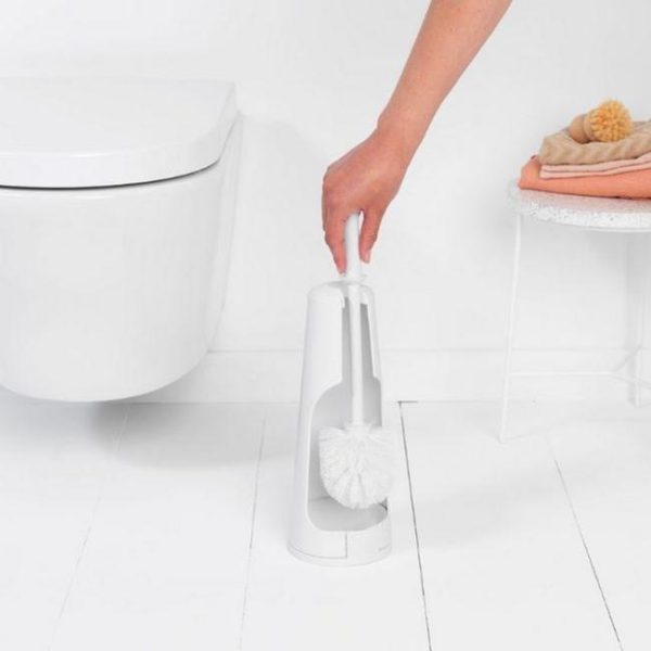 BRABANTIA TOILET BRUSH & HOLDER WHITE - Image 2