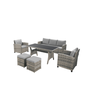 BOLOGNA GREY SOFA AND DINING SET
