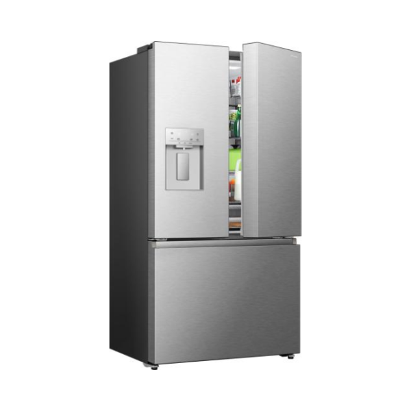 HISENSE 3 FRENCH DOOR PLUMBED WATER DISPENSER AND IC RF815N4SESE