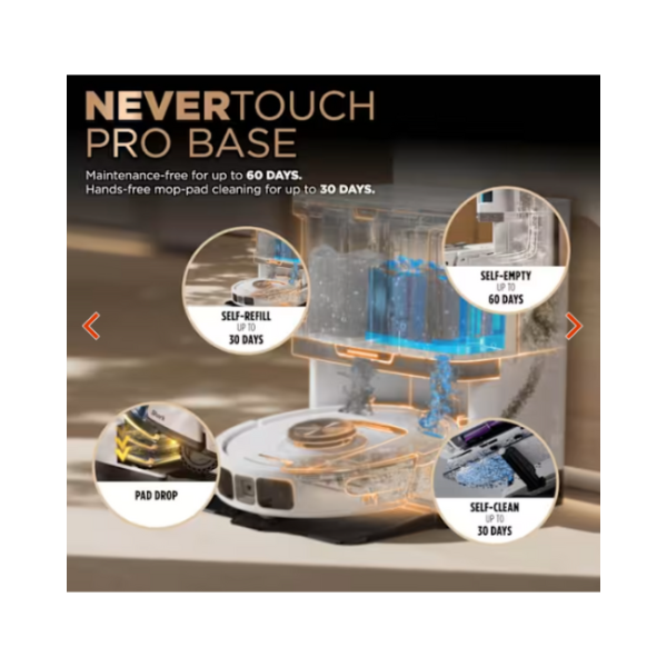 SHARK POWER DETECT NEVER TOUCH PRO 2 IN 1 WHITE RV2800ZEUKWH - Image 3