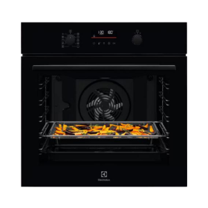 ELECTROLUX PYROCLEAN SINGLE OVEN BLACK EOM6P46K