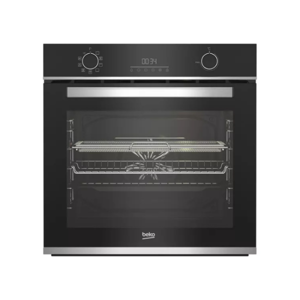 BEKO BLACK STAINLESS STEEL PYRO CLEAN SINGLE OVEN BBIMA13301XMP