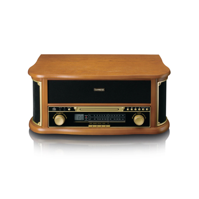 LENCO CLASSIC RETRO TURNTABLE TCD-2551WD