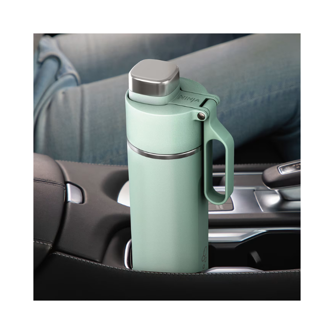 NINJA THIRSTI TRAVEL BOTTLE IN MINT 530ML - Image 2