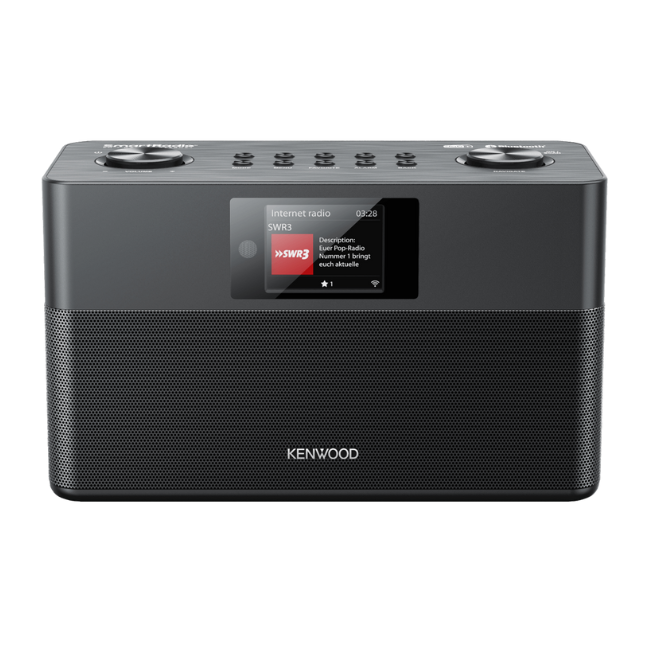 KENWOOD WIFI BLACK RADIO CRST100SB