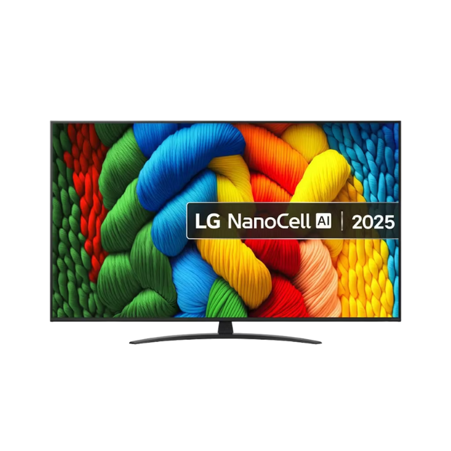 65 INCH LG NANOCELL AI 4K SMART TV 2025 NANO81A6A.AEK