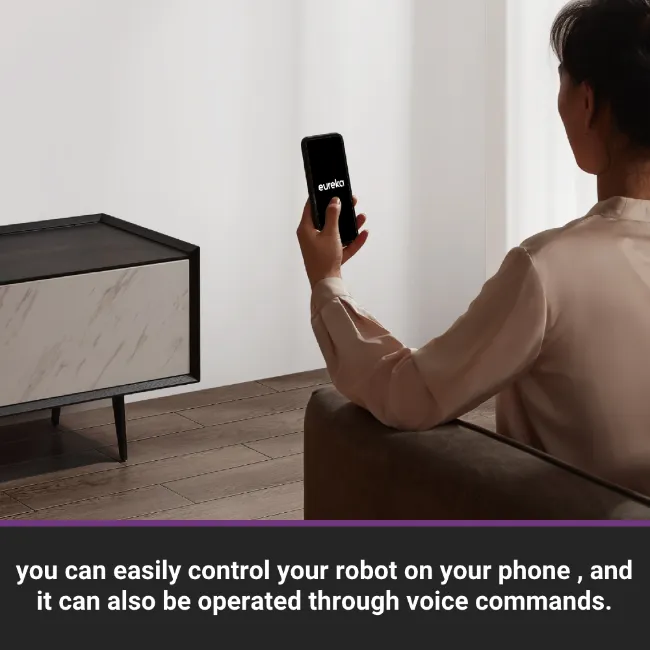 EUREKA ROBOT VACUUM WITH DOCKING STATION N6 PLUS - RVCSNERN6PLUSBK - Image 4
