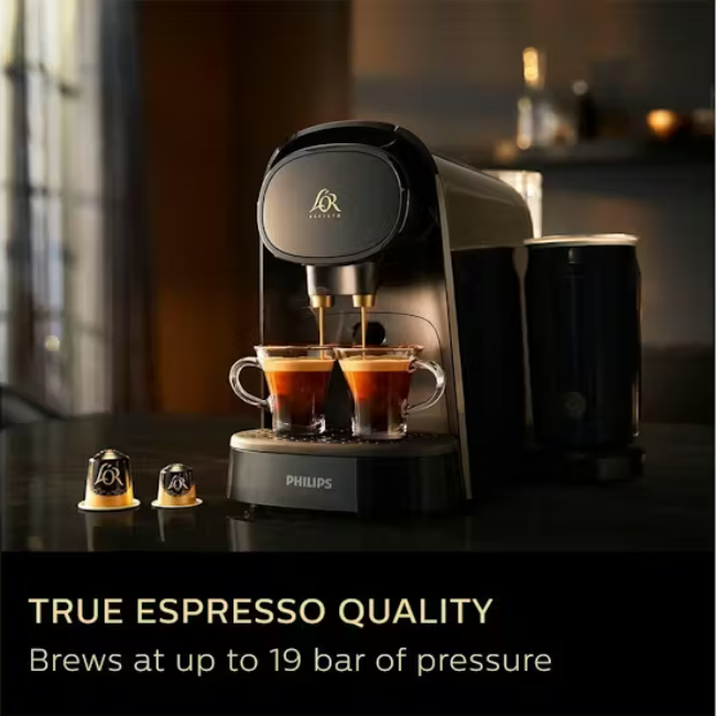PHILIPS L'OR BARISTA CAPSULE COFFEE MACHINE WITH MILK FROTHER LM8014/60 - Image 3