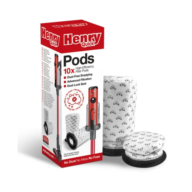 HENRY QUICK PODS VACUUM FILTER CARTRIDGES – PACK OF 10 | 915744