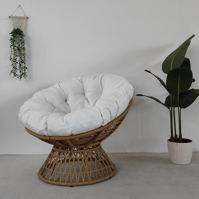 LEISURE ROLLING CHAIR - NATURAL