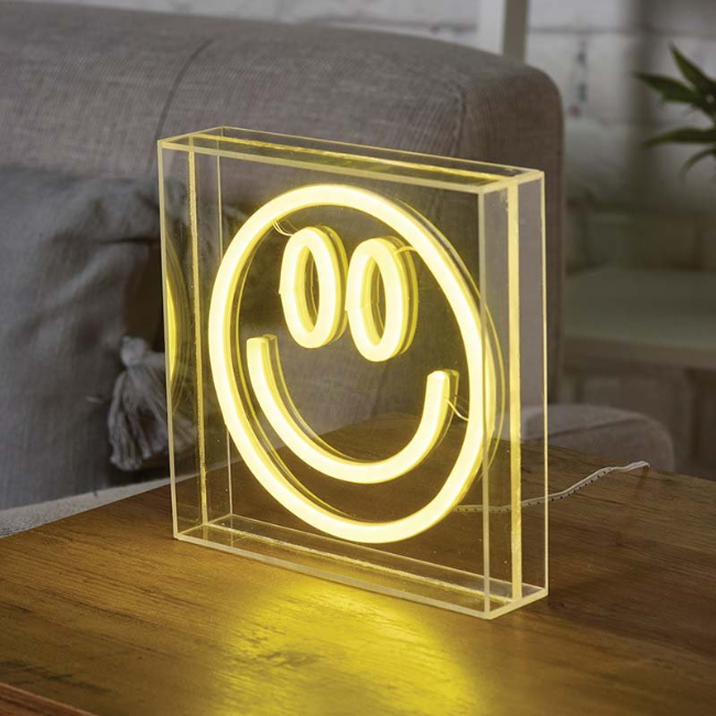 NEON SMILEY LIGHT