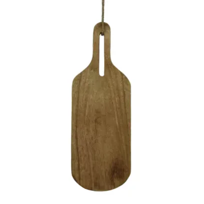 CHOPPING BOARD MANGOWOOD RECTANGULAR LIGHT BURNT