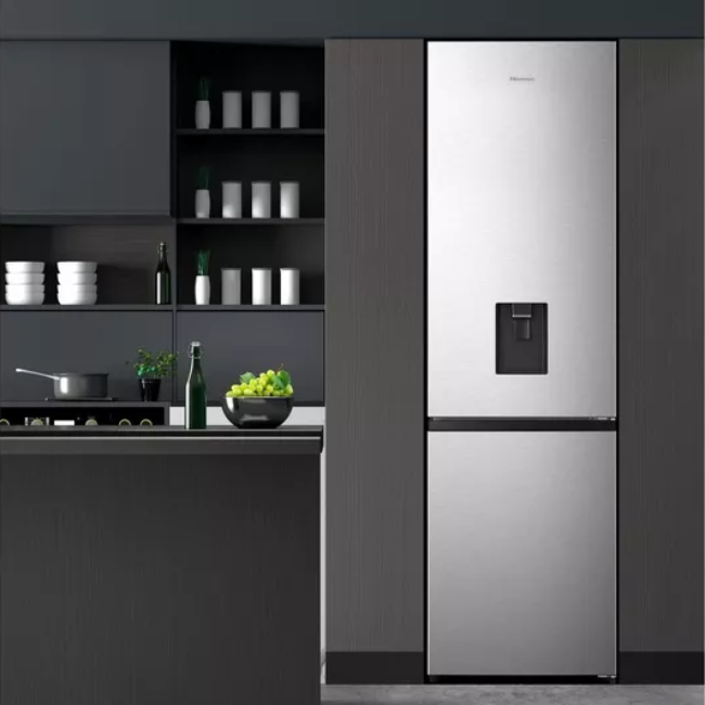 HISENSE STAINLESS STEEL FRIDGE FREEZER RB435N4WCE - Image 3