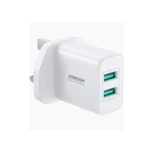 JOYROOM DUAL USB PORT FAST CHARGER-WHITE HL-TCN01W
